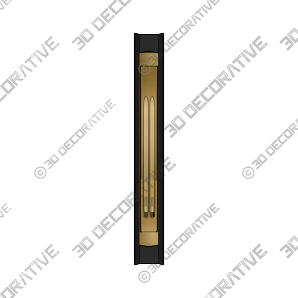 ARGO WALL Natural brass - 3D Decorative