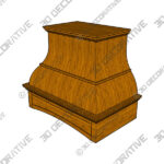 Hood (1) (30) Birmingham BDP2 Series RANGE HOOD - 3D Decorative