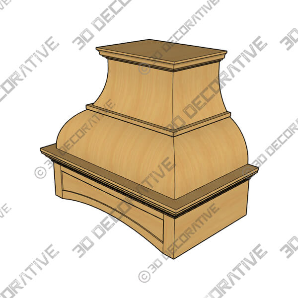 Birmingham BDP2_1 Series RANGE HOOD - 3D Decorative