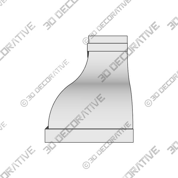 Camellia Range Hood IV - 3D Decorative