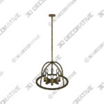 Chandelier (3) (17) Crystorama Abbott 8-Light Chandelier - 3D Decorative