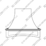 Hood (3) (44) Elevation EDP2 Series Range hood - 3D Decorative