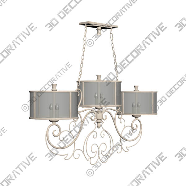 Florine Nine Light Island - 3D Decorative