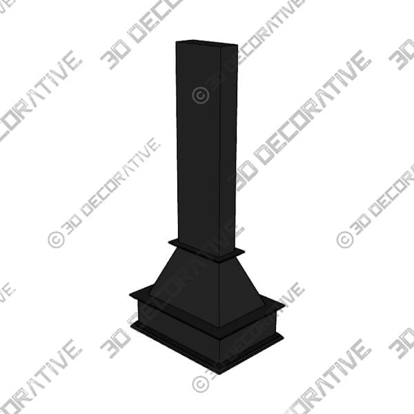Island I Series (Island) Range hood - 3D Decorative