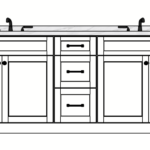 SketchUp_DUYkKLnjTB 87 Inches to 90 Inches Vanity - 3D Decorative