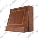 Hood (4) (56) Plymouth P with removable panel Range hood - 3D Decorative