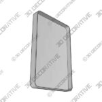 Mirror (3) (9) Tyro Bathroom Decorative Home Decor Corner Hangs Accent Mirror - 3D Decorative