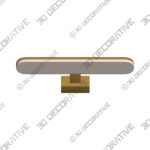 Vogue Mini Brass Led Mirror Light-3DDecorative Vogue Mini Brass Led Mirror Light - 3D Decorative