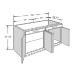 54_650x 54 Inches to 57 Inches Vanity - 3D Decorative