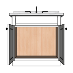 SketchUp_7rHjMkhjwX 33 Inches to 36 Inches Vanity - 3DDecorative