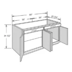 60_650x 60 Inches to 63 Inches Vanity - 3D Decorative