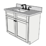 SketchUp_pBO4DkNbiT 39 Inches to 42 Inches Vanity - 3D Decorative