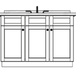 SketchUp_1Z460DR4ms 48 Inches to 51 Inches Vanity - 3D Decorative