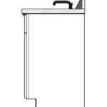 SketchUp_rdAr8nK7Nd 51 Inches to 54 Inches Vanity - 3D Decorative