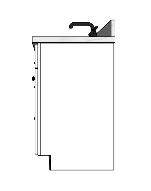 78 Inches to 81 Inches Vanity - 3D Decorative