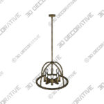 Chandelier (1) (17) Crystorama Abbott 8-Light Chandelier - 3D Decorative