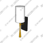 Crystorama Trenton 18 Inch Wall Sconce Crystorama Trenton 18 Inch Wall Sconce - 3D Decorative