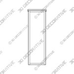 Hutch (3) Dorset 17W x 36H Shelving Hutch - 3D Decorative