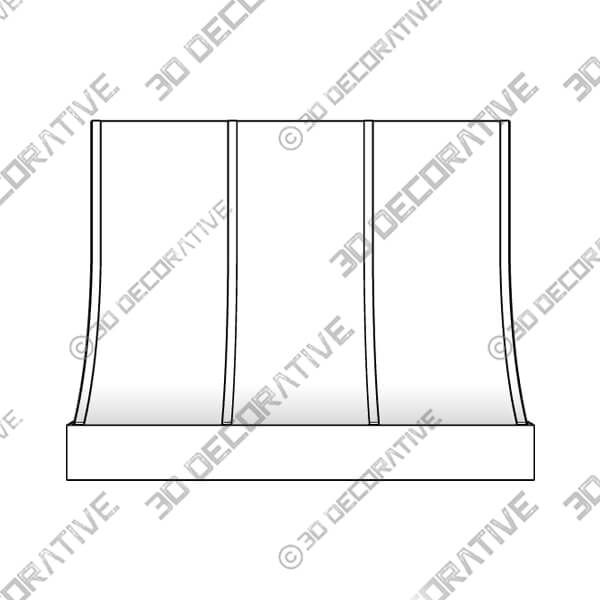 Elegance E200HW – Series Range hood - 3D Decorative