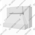 Jackson JHW Series Range hood Jackson JHW Series Range hood - 3D Decorative