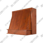 Plymouth P with battens Range hood - 3D Decorative