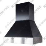 Thompson GT with stainless baffle base Range hood Thompson GT with stainless baffle base Range hood - 3D Decorative