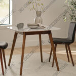 Vena Walnut Cafe Table-3DDecorative Vena Walnut Cafe Table - 3D Decorative