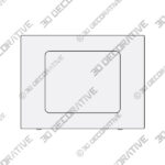 Microwave (3) (2) White GE Appliances 0.9 Cubic Feet Countertop Microwave - 3D Decorative