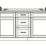 SketchUp_3Xzk4rX63o 102 Inches to 105 Inches Vanity - 3D Decorative
