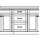 SketchUp_7CUjI8fQeN 129 Inches to 132 Inches Vanity - 3D Decorative