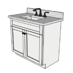 36 Inches to 39 Inches Vanity-3DDecorative 36 Inches to 39 Inches Vanity - 3D Decorative