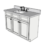 SketchUp_XaCU0SGUnh 48 Inches to 51 Inches Vanity - 3D Decorative