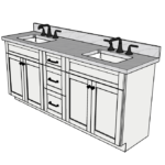SketchUp_gTwihdokQo 75 Inches to 78 Inches Vanity - 3D Decorative