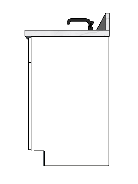 81 Inches to 84 Inches Vanity - 3D Decorative