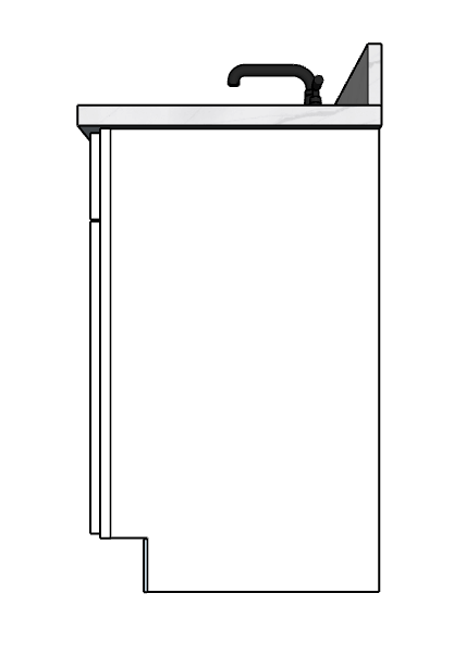 87 Inches to 90 Inches Vanity - 3D Decorative