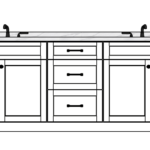 SketchUp_rVsqdYQVQI 93 Inches to 96 Inches Vanity - 3D Decorative