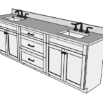 SketchUp_YKkKphMMW3 96 Inches to 99 Inches Vanity V.2 - 3D Decorative