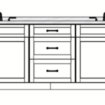 SketchUp_Ftv8I1ofJb 96 Inches to 99 Inches Vanity - 3D Decorative