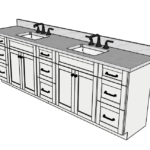 SketchUp_V9VvuJAeBY 99 Inches to 102 Inches Vanity - 3D Decorative