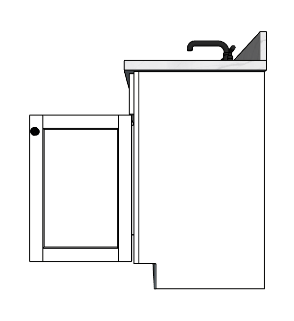 33 Inches to 36 Inches Vanity - 3DDecorative