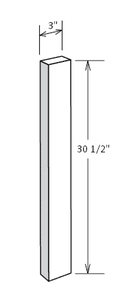 87 Inches to 90 Inches Vanity - 3D Decorative
