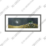 Among The Trees by Geoff Beckett Framed Print - 3D Decorative