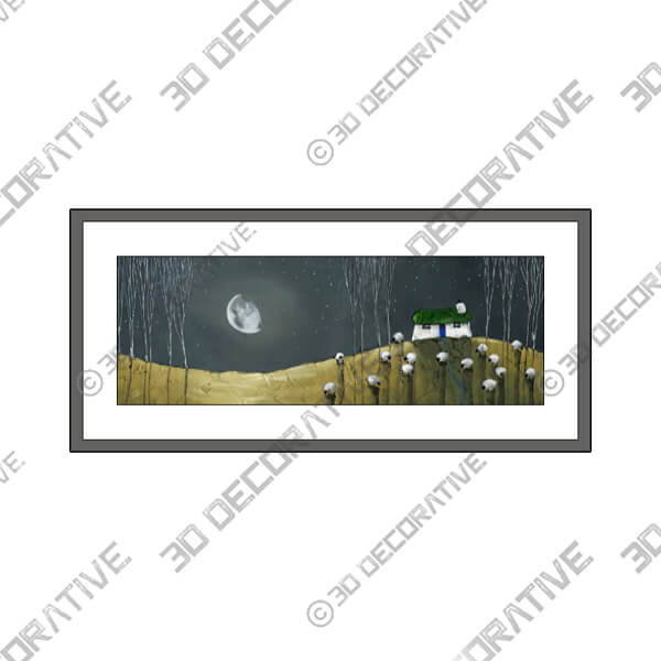 Among The Trees by Geoff Beckett Framed Print - 3D Decorative
