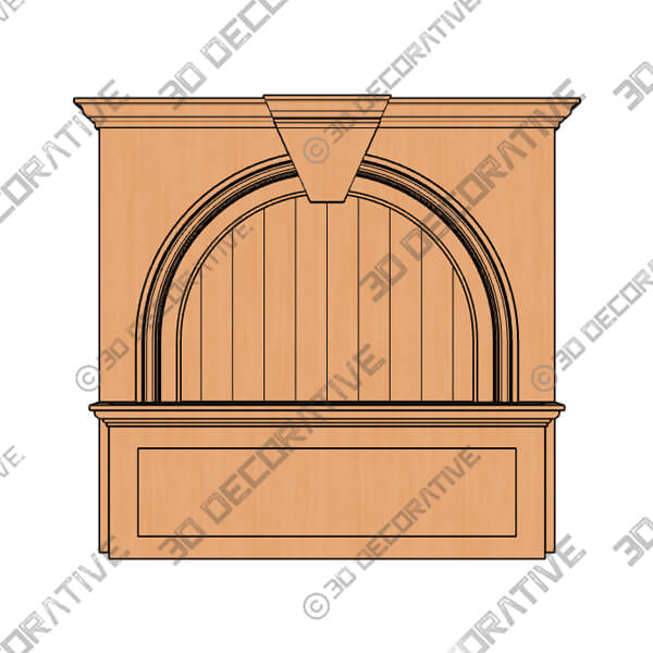 Ashland A Series – RSS Base Range hood-3DDecorative Ashland A Series – RSS Base Range hood-3DDecorative - 3D Decorative