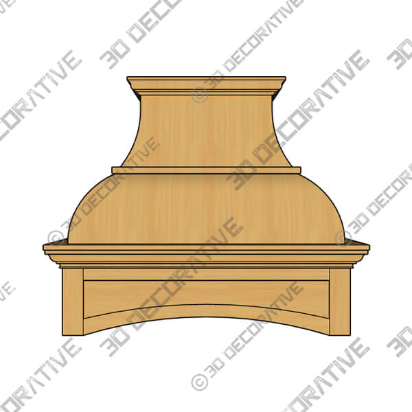 Birmingham BDP2_1 Series RANGE HOOD - 3D Decorative