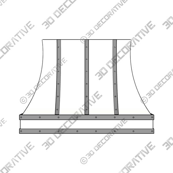 Boston Range Hood - 3D Decorative