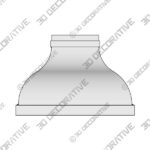 Camellia Range Hood IV-3DDecorative Camellia Range Hood IV - 3D Decorative