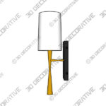 Wall Sconce (2) (1) Crystorama Trenton 18 Inch Wall Sconce - 3D Decorative