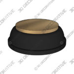 Light (2) (14) Duncan 14 Flush Mount, Aged Brass - 3D Decorative