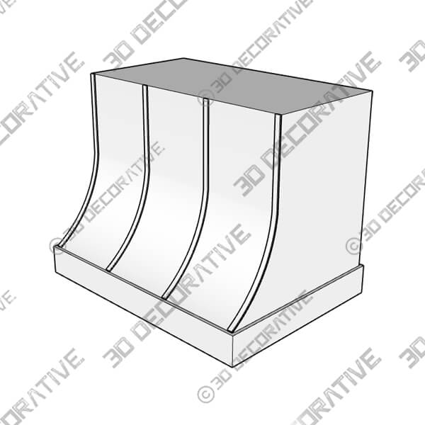Elegance E200HW – Series Range hood - 3D Decorative